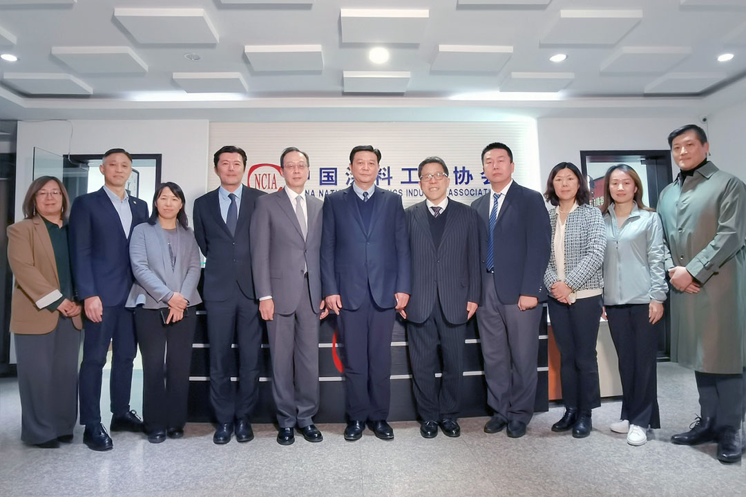 立邦集團、東方美谷共同訪問中國涂料工業協會